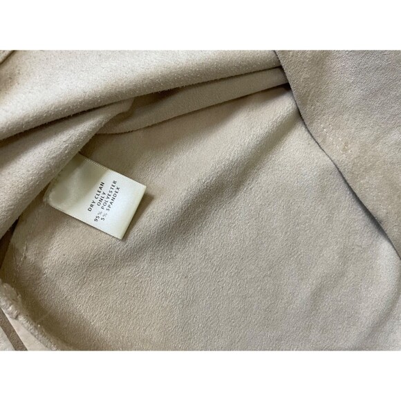 Liberty Garden for Free People  Micro fiber Vegan suede Mini Skirt Size M tan - Picture 5 of 12